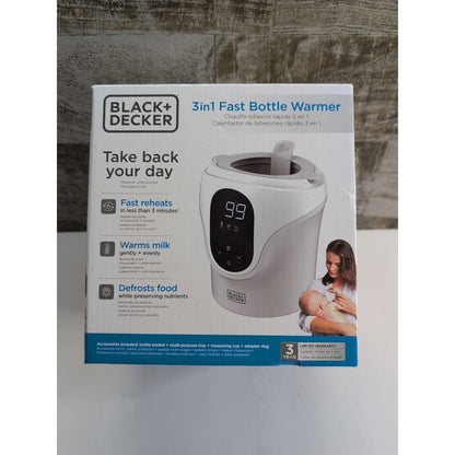 Black & Decker 3-in-1 Fast Baby Bottle Warmer