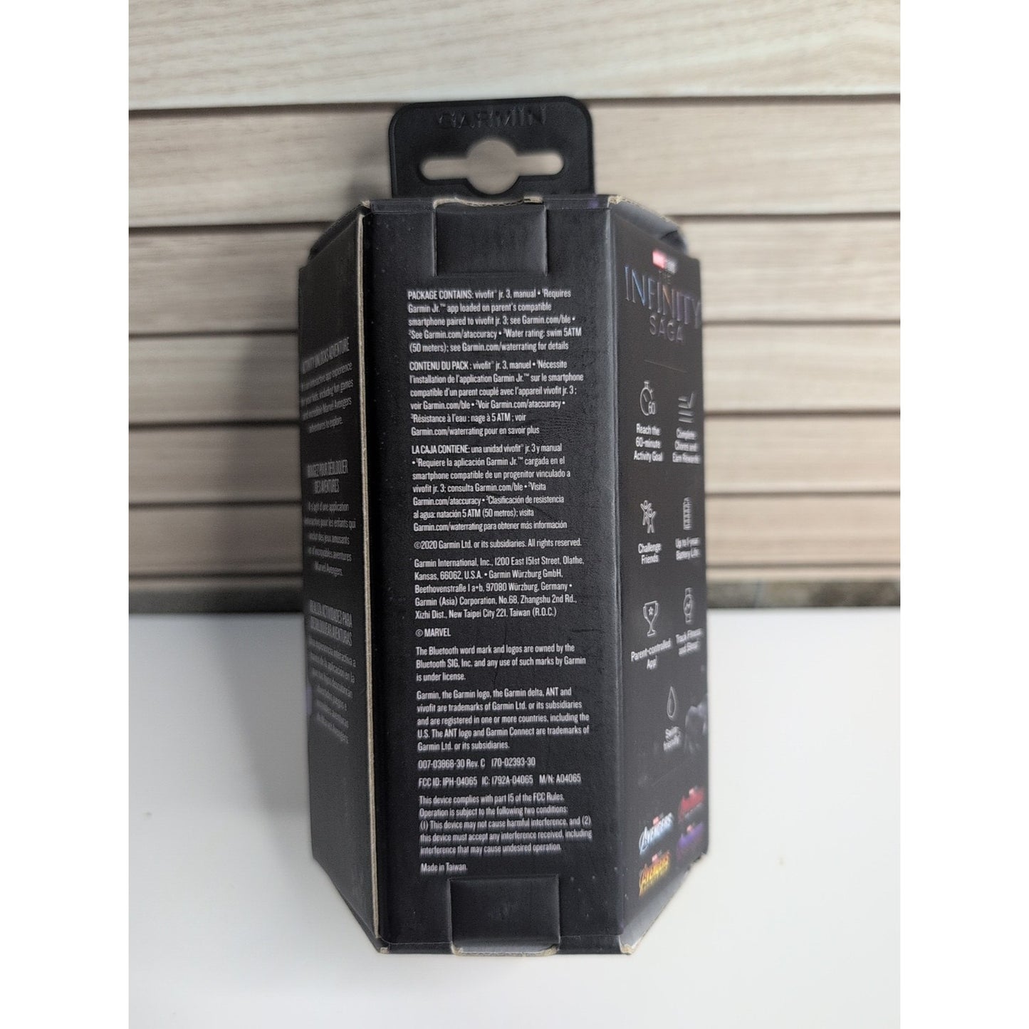 Garmin Vivofit Jr. 3- Marvel/Black Panther-Fitness Tracker Watch