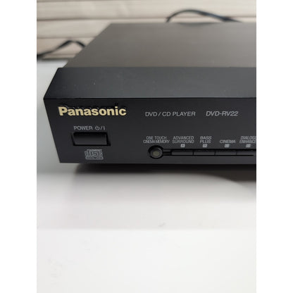 Panasonic DVD CD MP3 Player - DVD-RV22 - Remote
