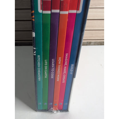 Brand New Factory Sealed Brain Games Steam 6 Dyanmic Book Box Set Experiments