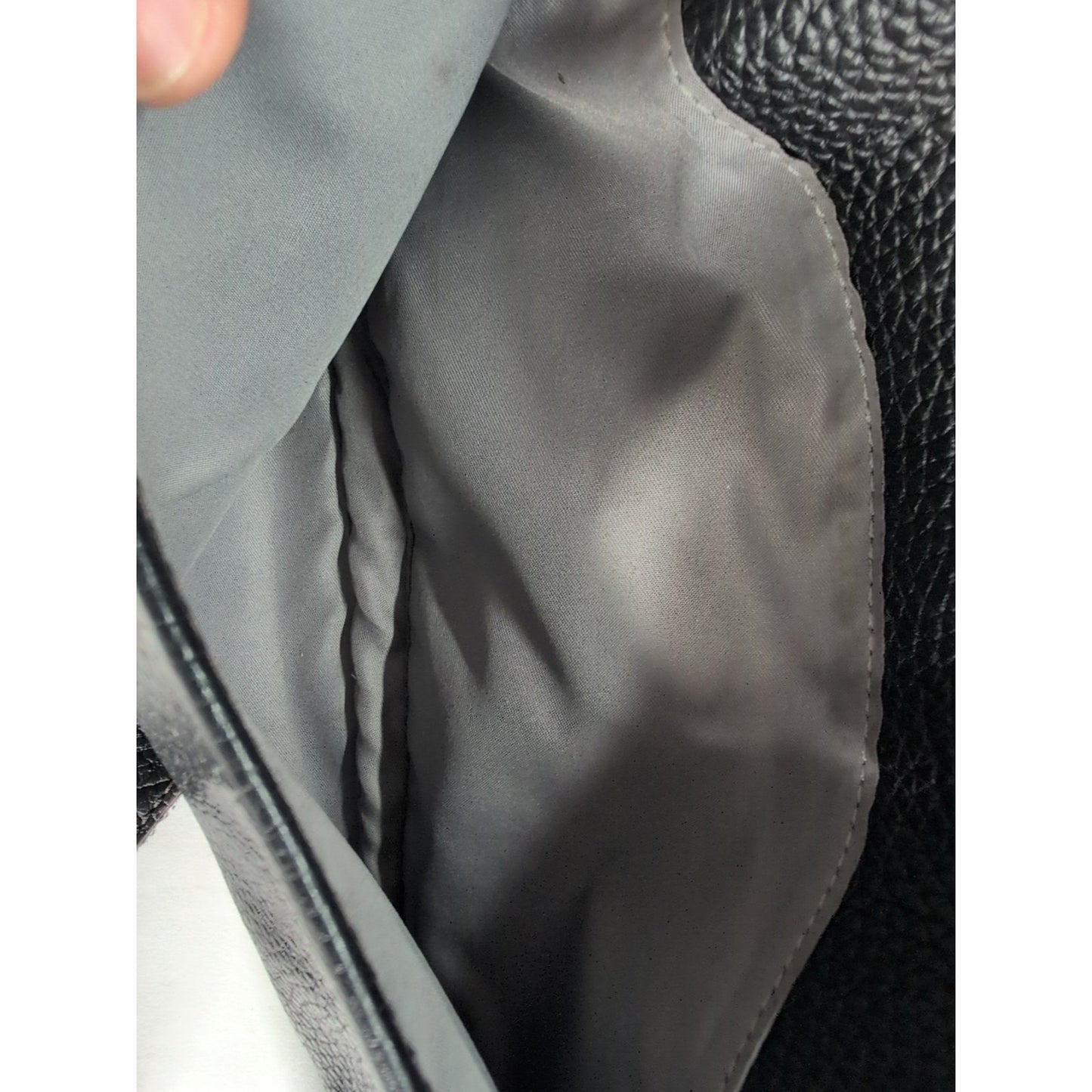 Fossil Crossbody Pebbled Black Leather Purse