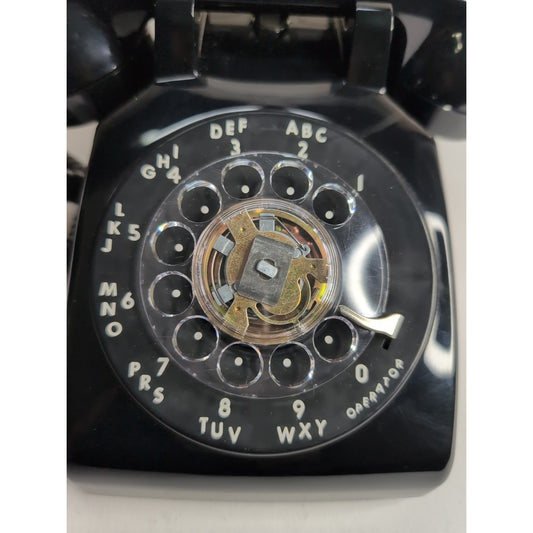 Vintage ITT Dynalec Corp Naval Sea Telephone Type A in Black *Sold As Is*