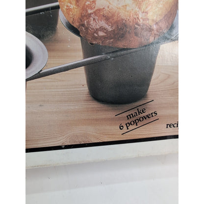 Vintage Popover Pan ROSHCO BAKERS ADVANTAGE Commercial Weight Bakeware 6 Cup