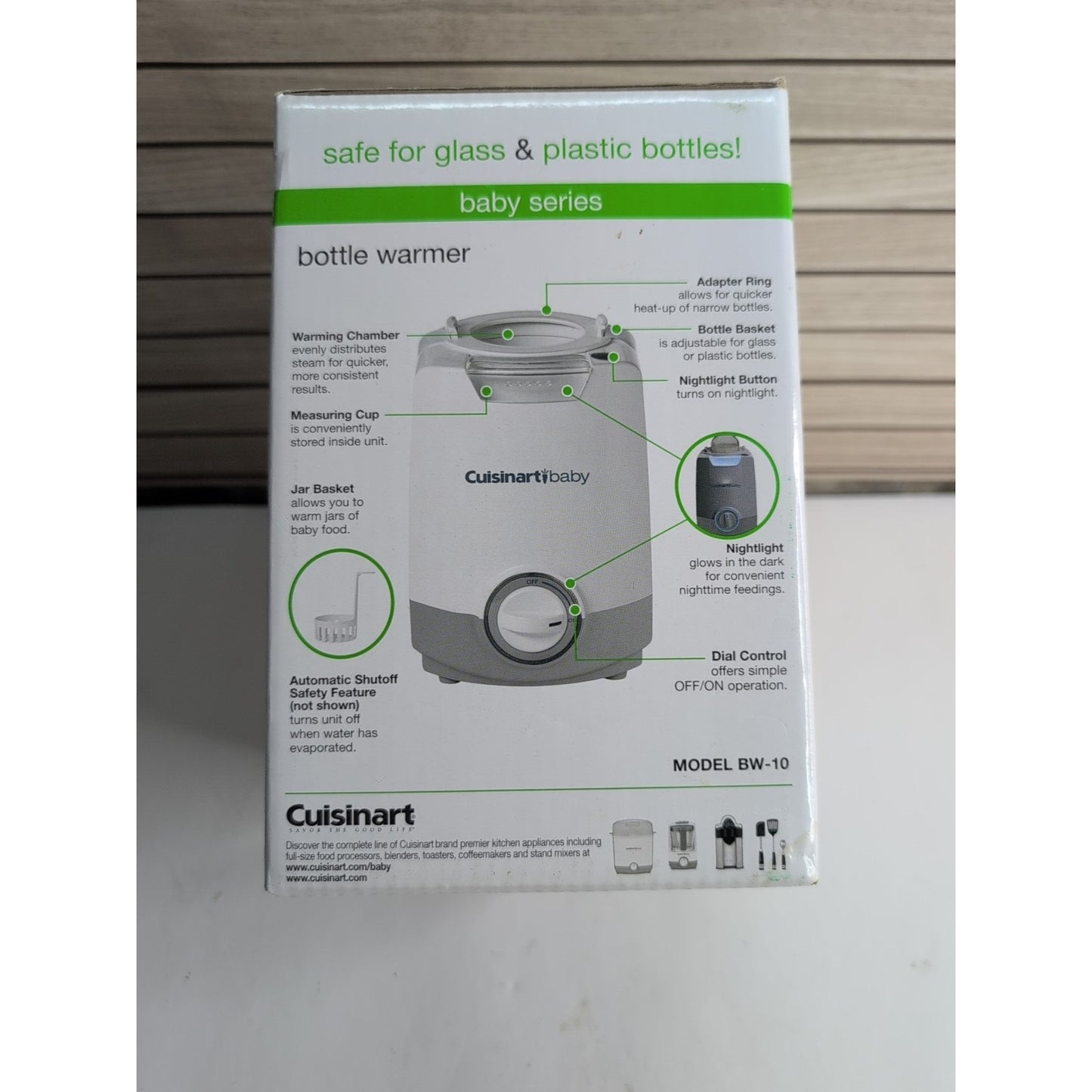 Cuisinart BW-10 Baby Bottle Warmer New In Box Baby Series