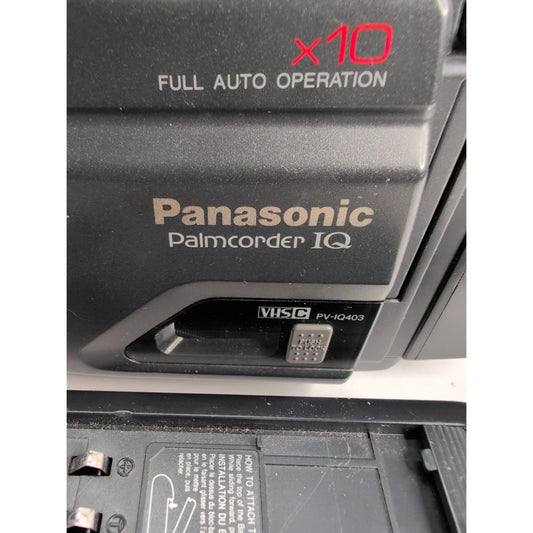 Panasonic PV-IQ403 Palmcorder VHS-C Camcorder Video Camera