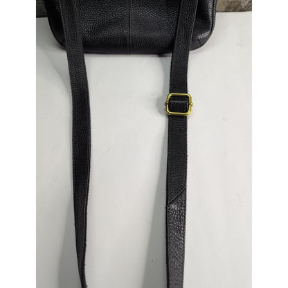 Fossil Crossbody Pebbled Black Leather Purse