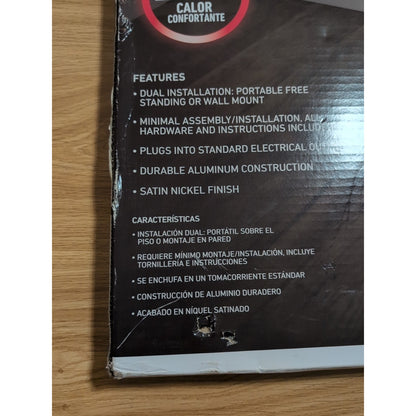 Sharper Image Towel Warmer Multi Level Wall Mounted or Self Standing NIB