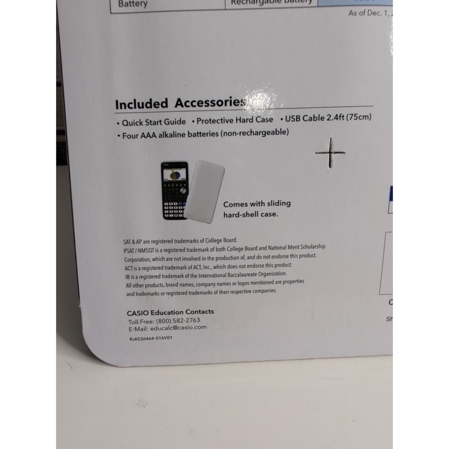 Casio FX-CG50 Graphing Calculator (fx-cg50-l-ih) (fxcg50lih)