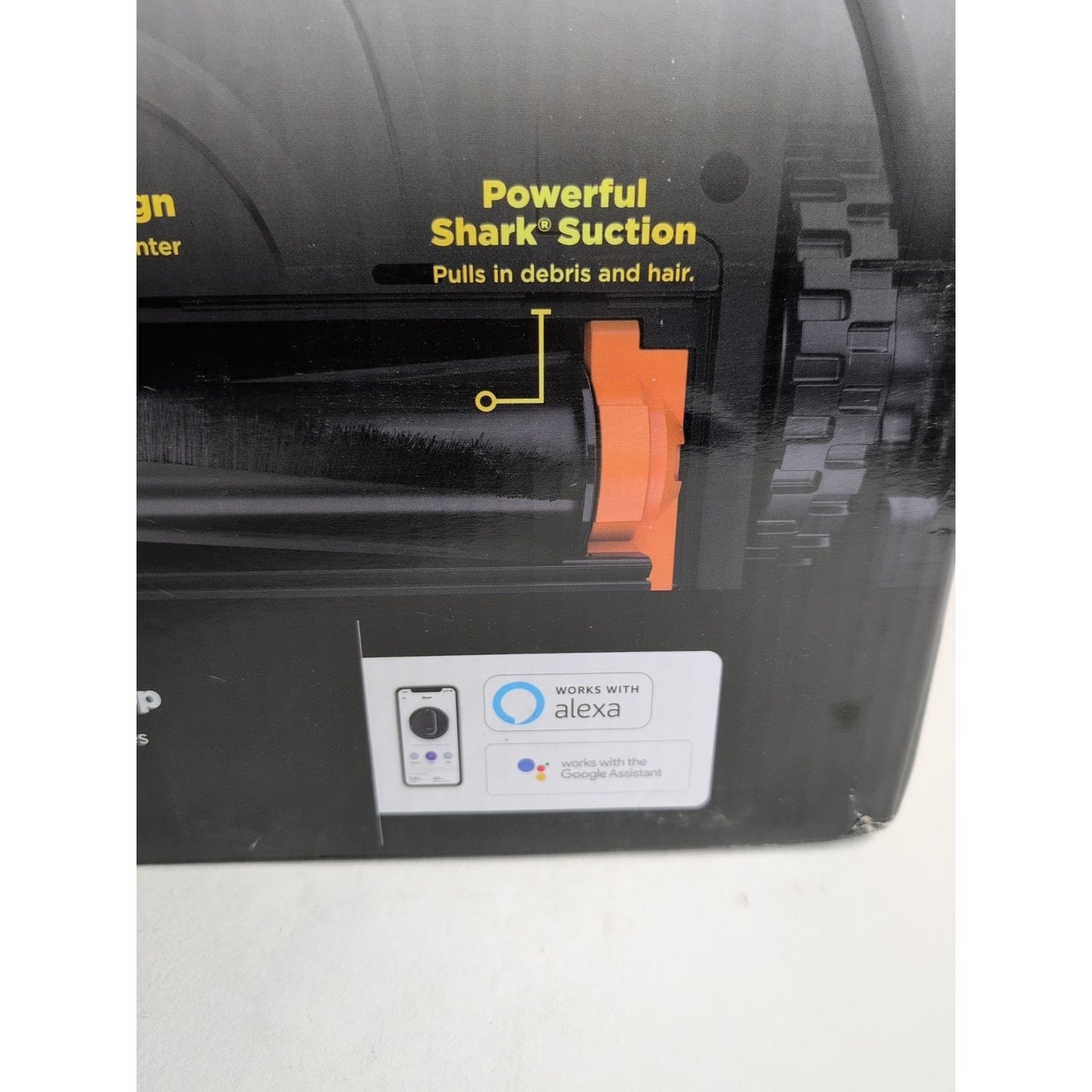 SharkNinja RV2302AE IQ Robot Vacuum with Bagless 60 Day Capacity Base Self Empty