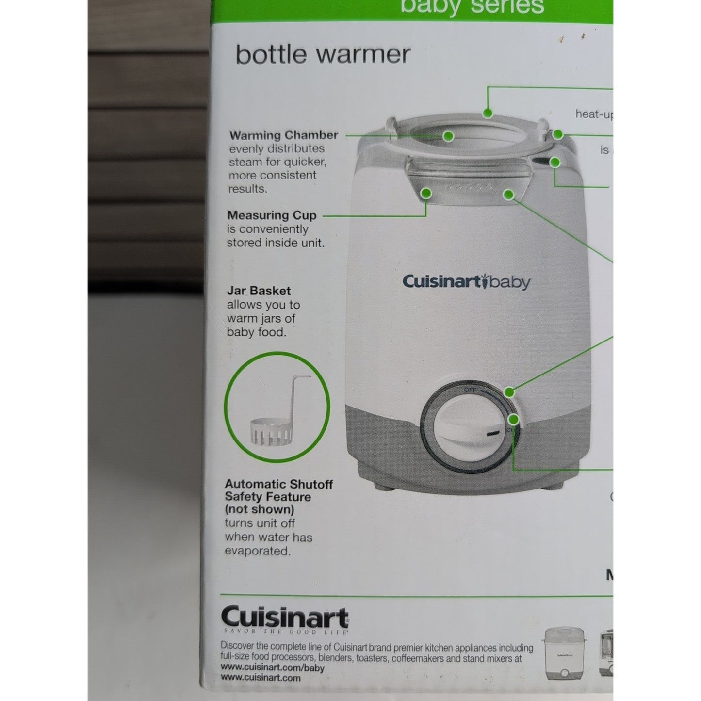 Cuisinart BW-10 Baby Bottle Warmer New In Box Baby Series