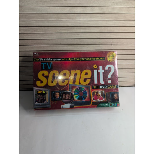 Mattel 2005 TV Scene It? The DVD Game Trivia 100% Complete