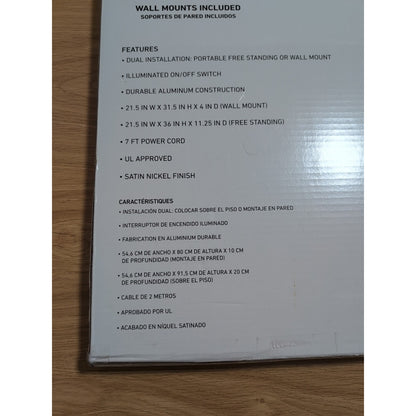 Sharper Image Towel Warmer Multi Level Wall Mounted or Self Standing NIB