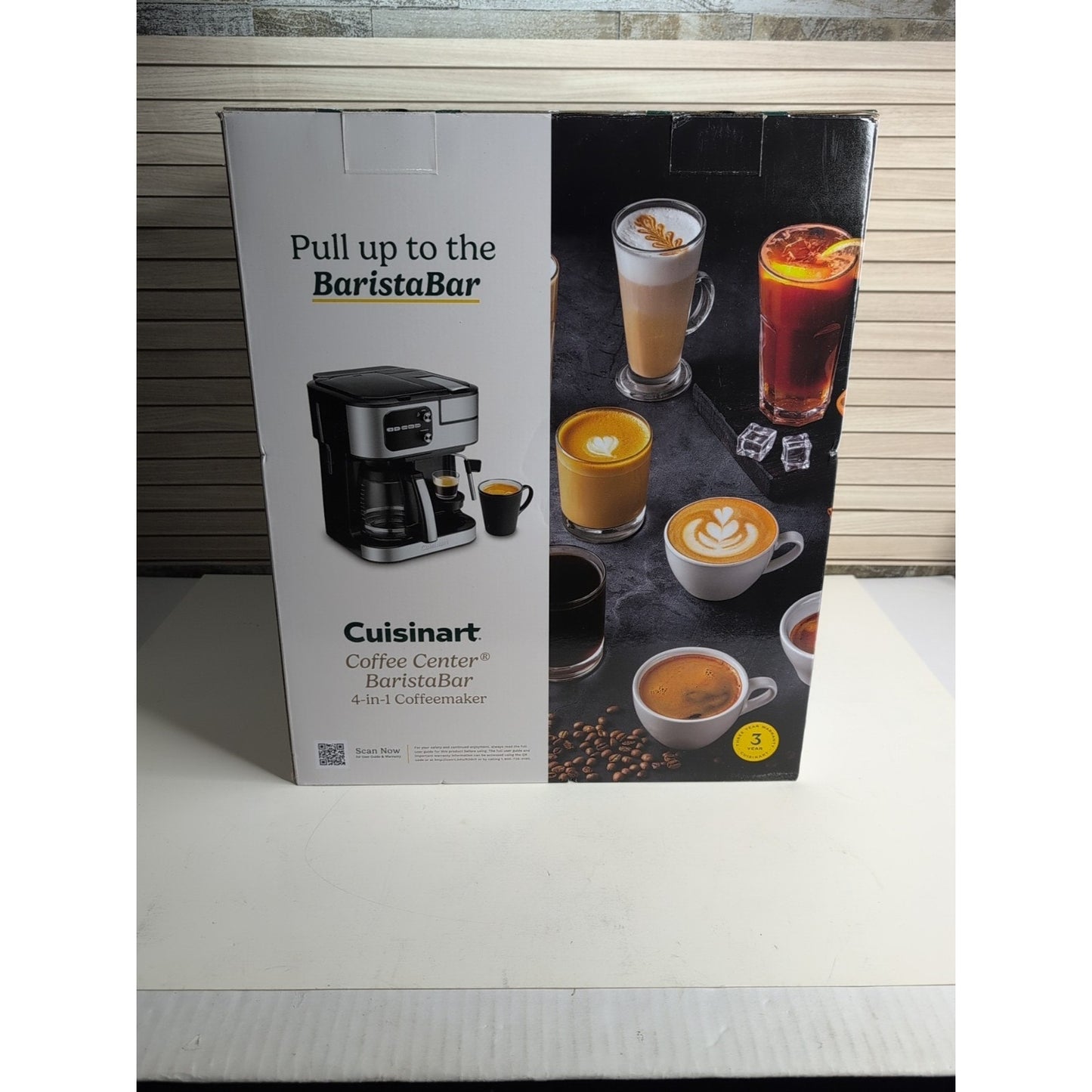 Cuisinart Coffee Center BaristaBar 4-in-1 Coffee & Espresso Maker | SS-4N1NAS