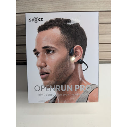 Shokz OpenRun Pro Bone Conduction Open-Ear Sport Headphones Black