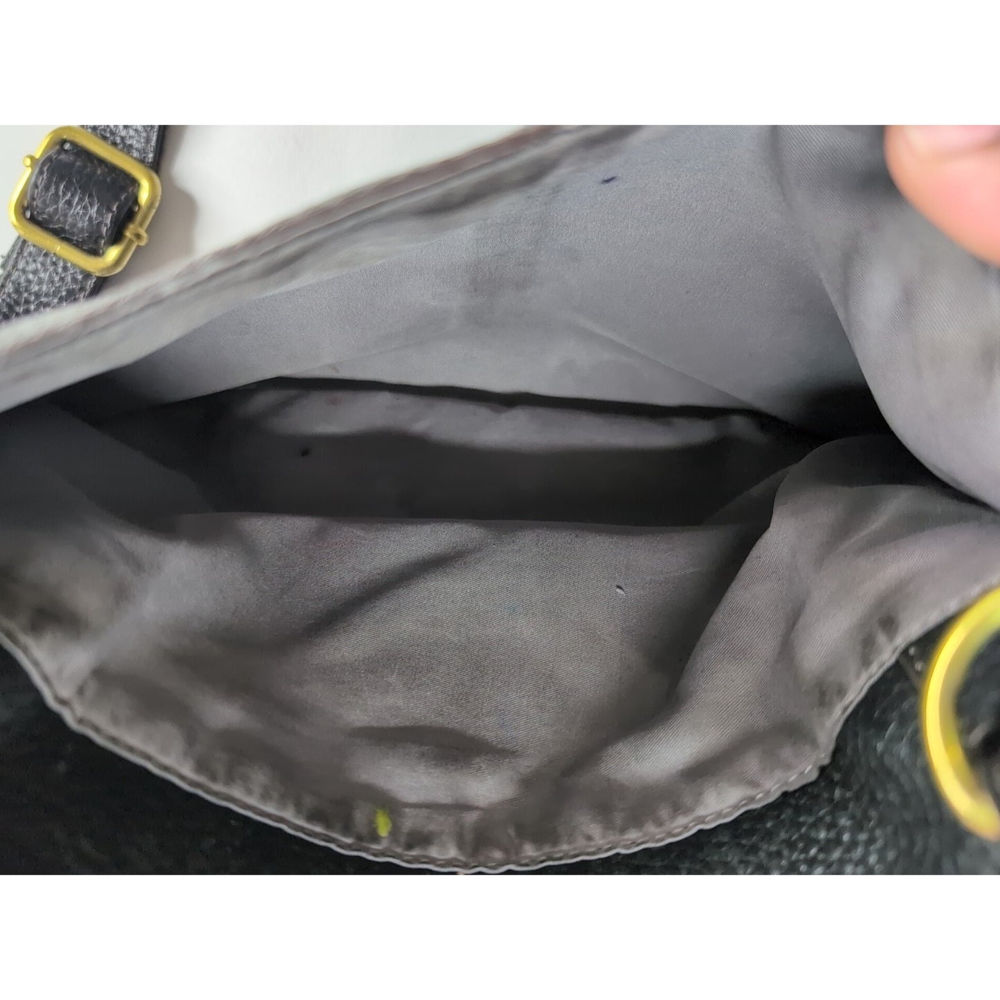 Fossil Crossbody Pebbled Black Leather Purse