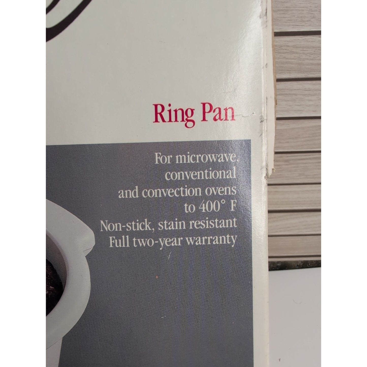 Vintage Rubbermaid Microwave Ring Pan & Oven Safe 2 Quart Nonstick