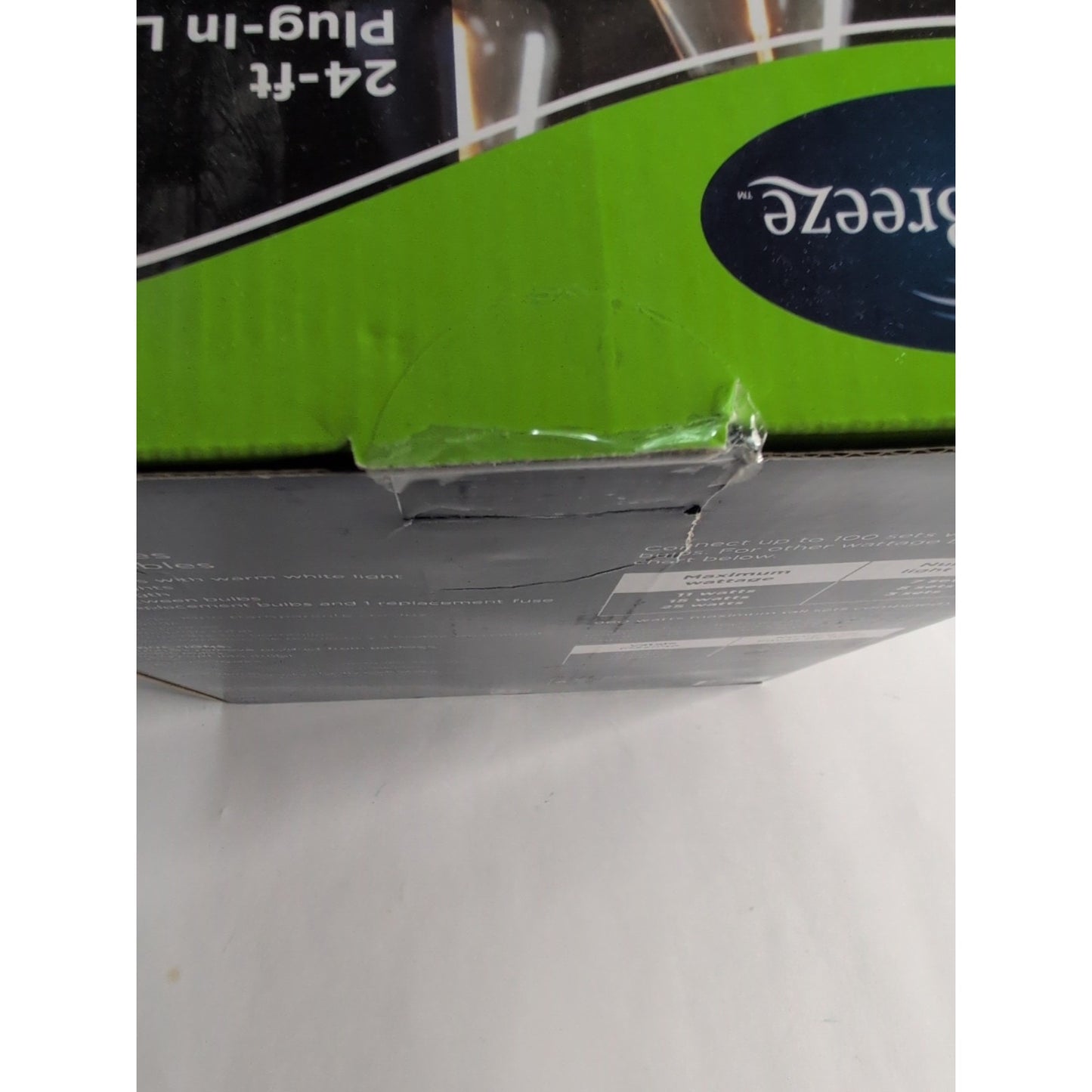 Harbor Breeze 24 ft Plug-In LED Black Outdoor String Light #5187861