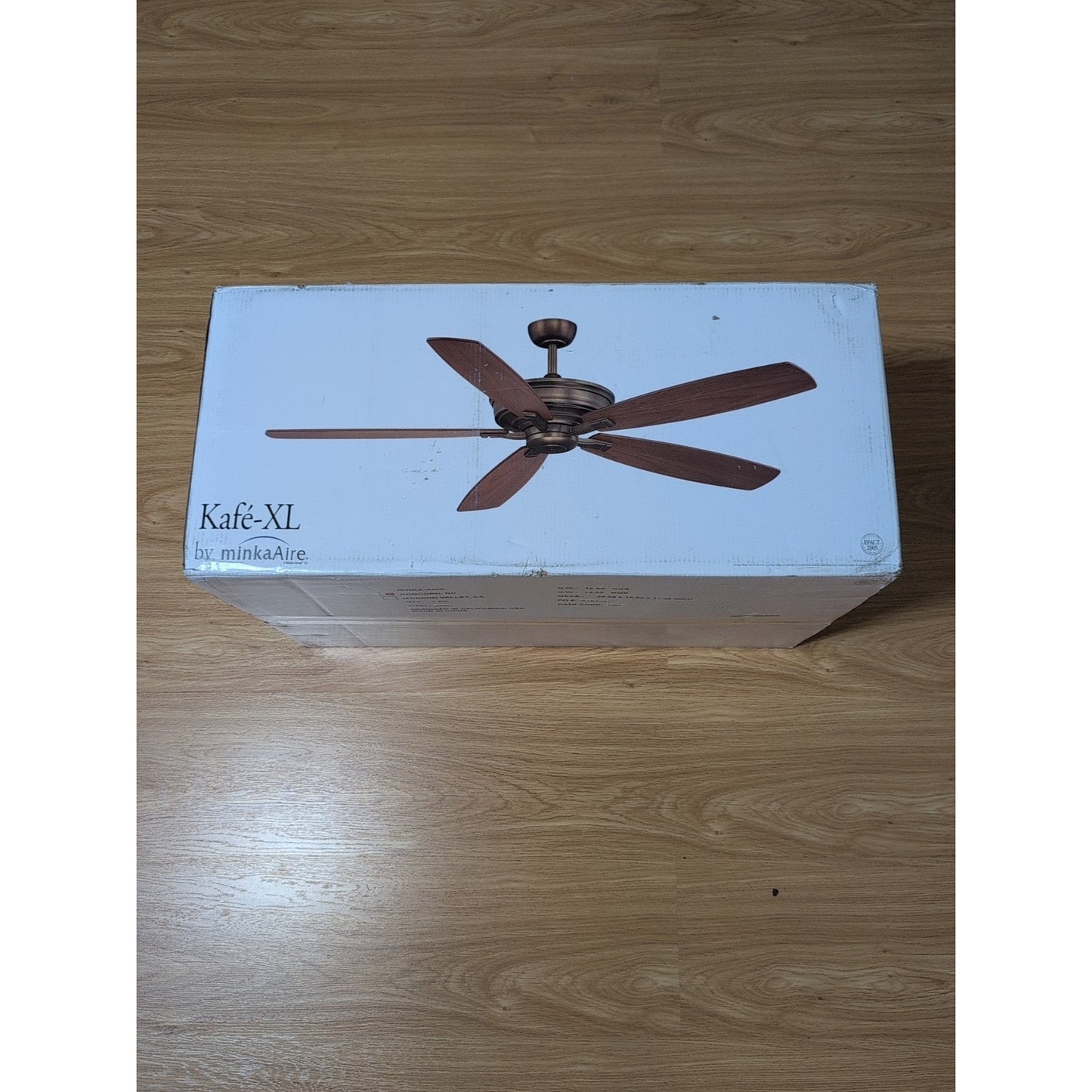 MinkaAire Kafe-XL 5-Blade 60 Energy Star Indoor Ceiling Fan w/ Remote