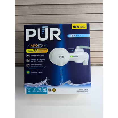 PUR MAX•ION Removes 99% Lead Reduces Chlorine PFM150W White Faucet Filter