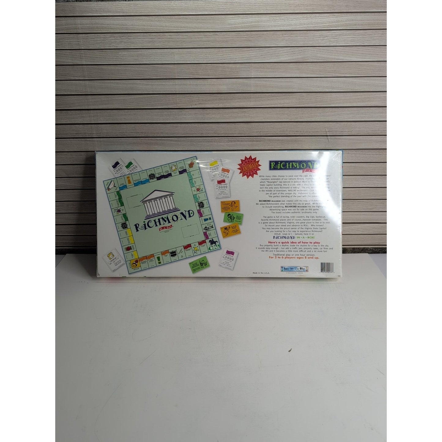 Richmond in a Box Board Game USA EDITION NEW