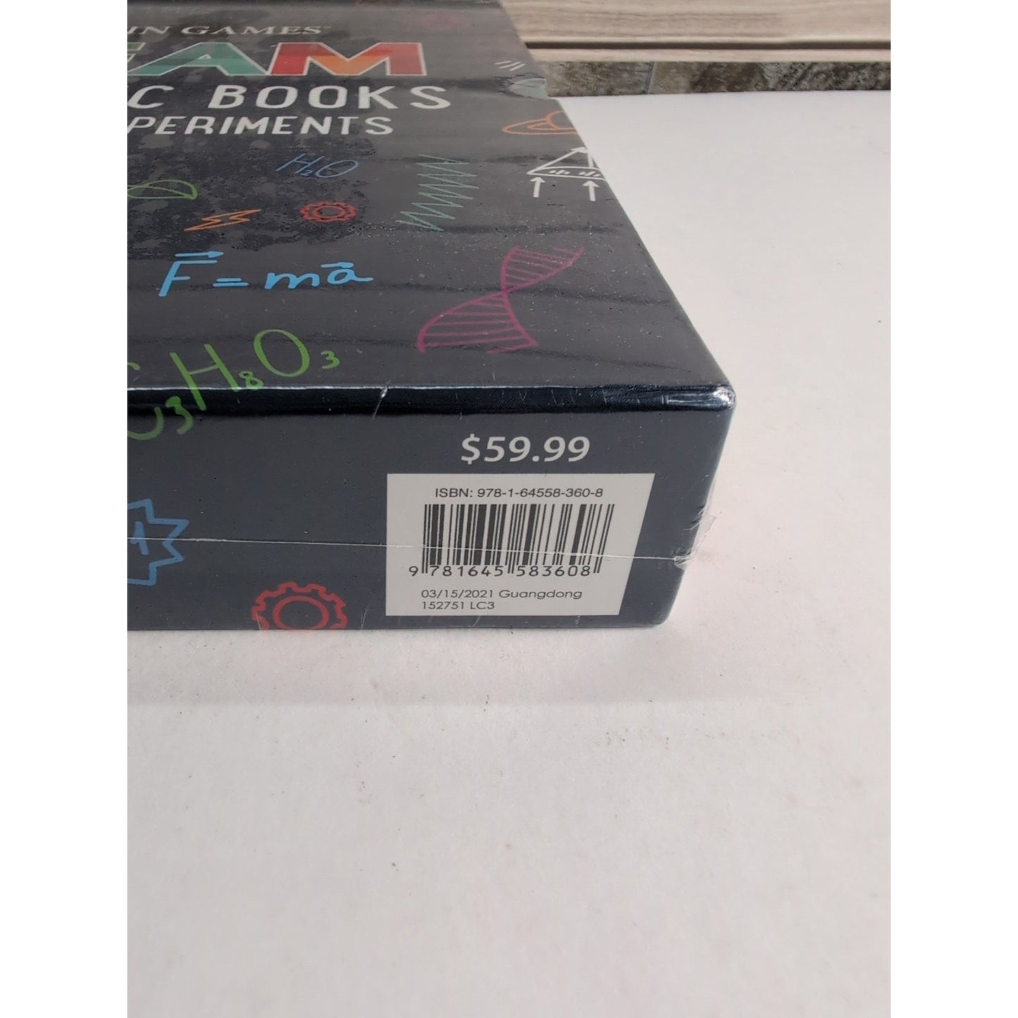 Brand New Factory Sealed Brain Games Steam 6 Dyanmic Book Box Set Experiments