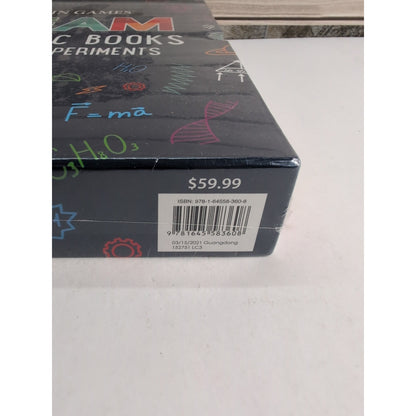 Brand New Factory Sealed Brain Games Steam 6 Dyanmic Book Box Set Experiments