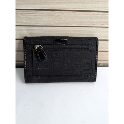 Liz Claiborne Black Wallet With Several Compartments