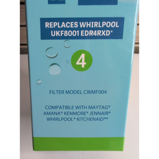Mist Refrigerator Replacement Water Filter UKF80091 EDR4RXD Model CWMF004 Maytag