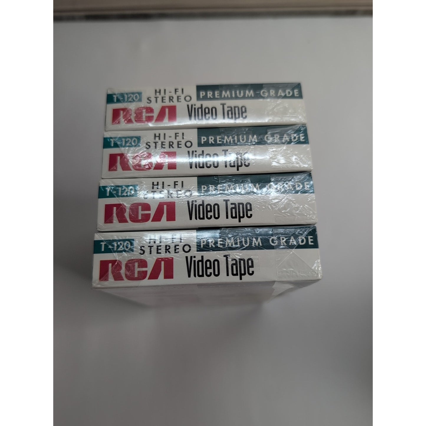 NEW SEALED - 4 - RCA T-120H VHS Hi-Fi Stereo Blank Cassette Tapes Standard Grade