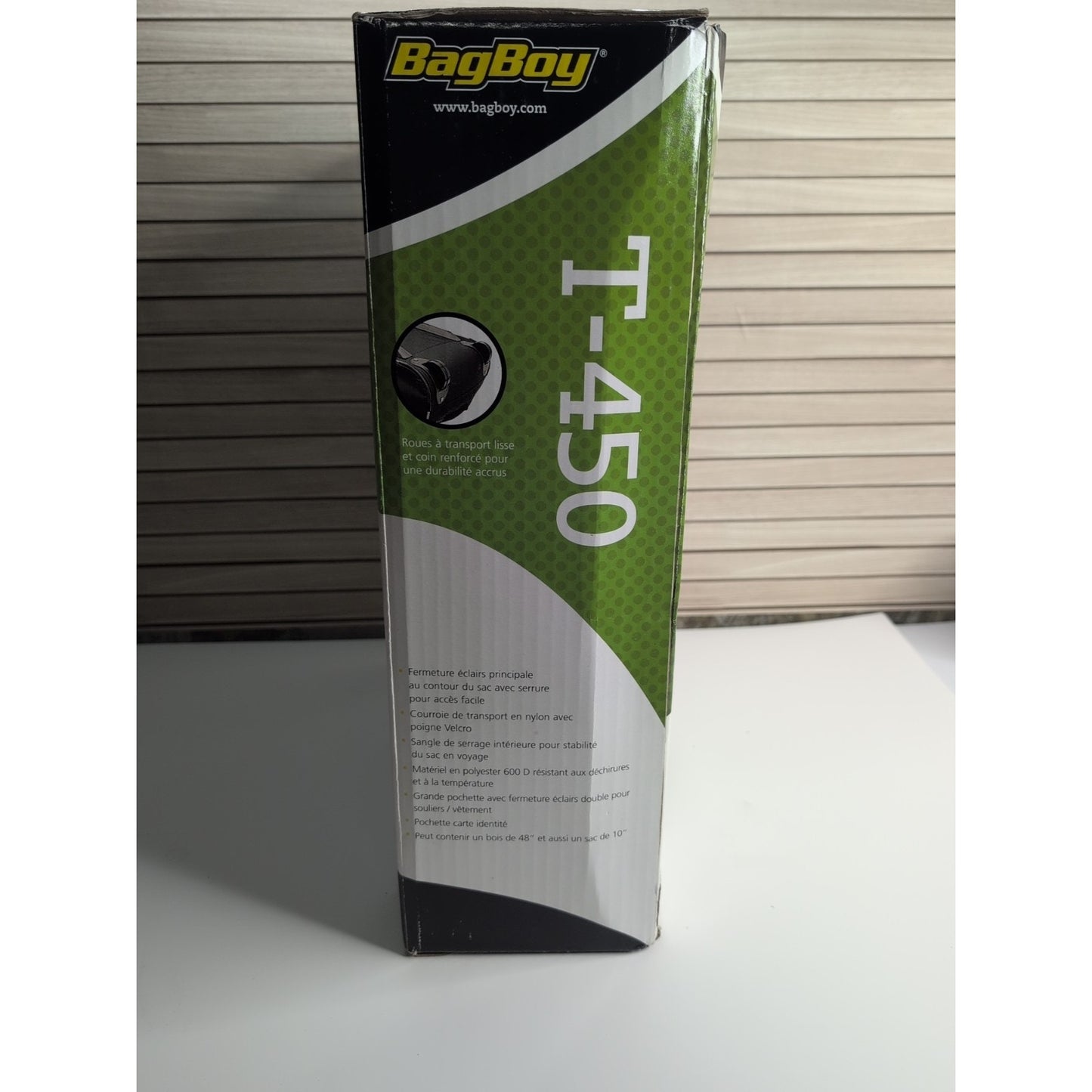 New BagBoy T-450 Wheeled Travel Cover With Padded Top