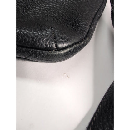 Fossil Crossbody Pebbled Black Leather Purse