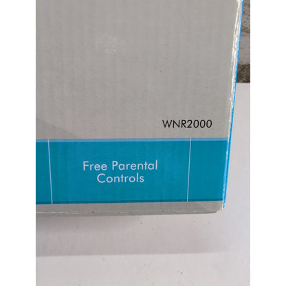 Netgear N300 300 Mbps 4-Port 10/100 Wireless N Router WNR2000-100NAS, New In Box