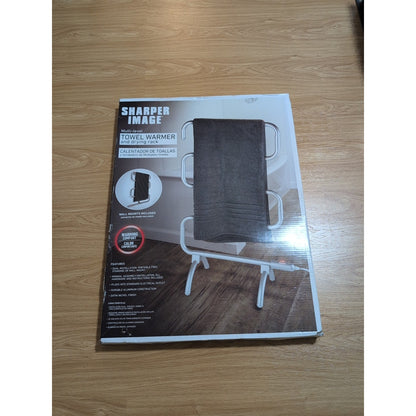 Sharper Image Towel Warmer Multi Level Wall Mounted or Self Standing NIB