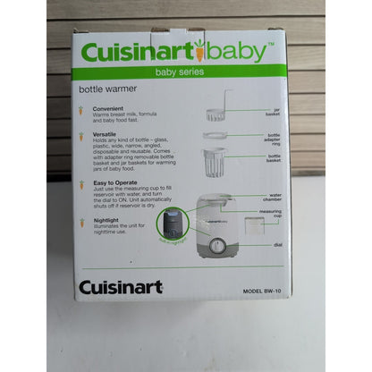 Cuisinart BW-10 Baby Bottle Warmer New In Box Baby Series
