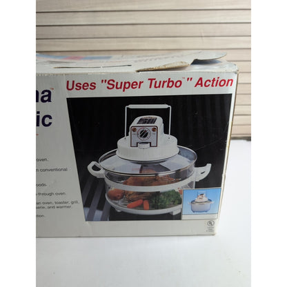 Vintage Aroma Aeromatic Oven AST-850 Turbo W/ Accessories New in Box Fryer Grill