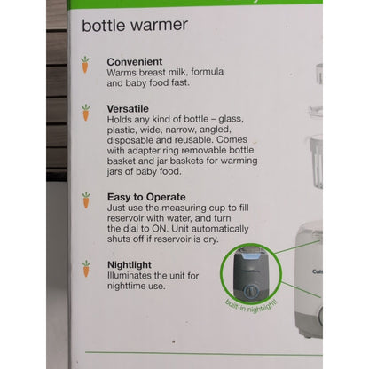 Cuisinart BW-10 Baby Bottle Warmer New In Box Baby Series