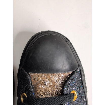 Converse Chuck Taylor All Star Men Lift Platform HI GLITTER Black, Size 9