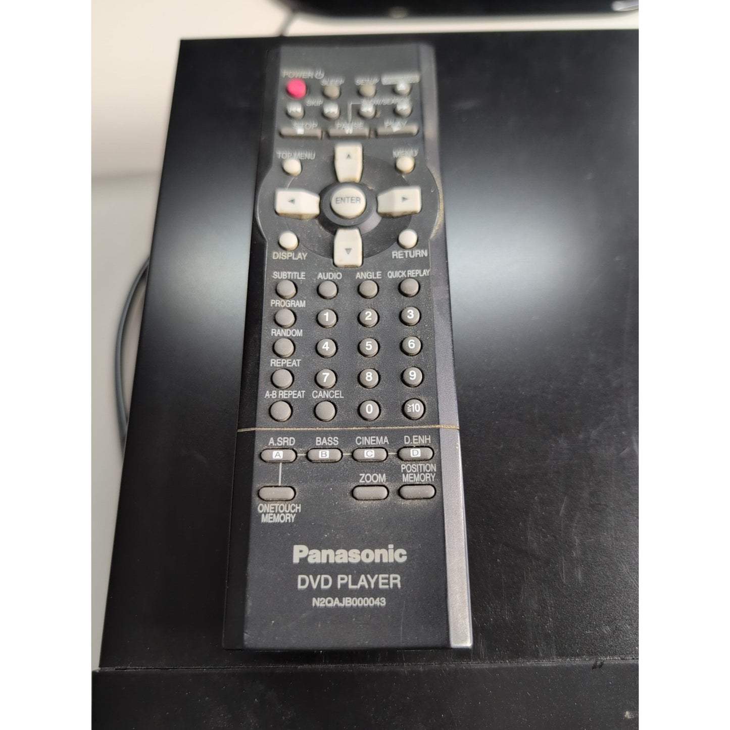 Panasonic DVD CD MP3 Player - DVD-RV22 - Remote