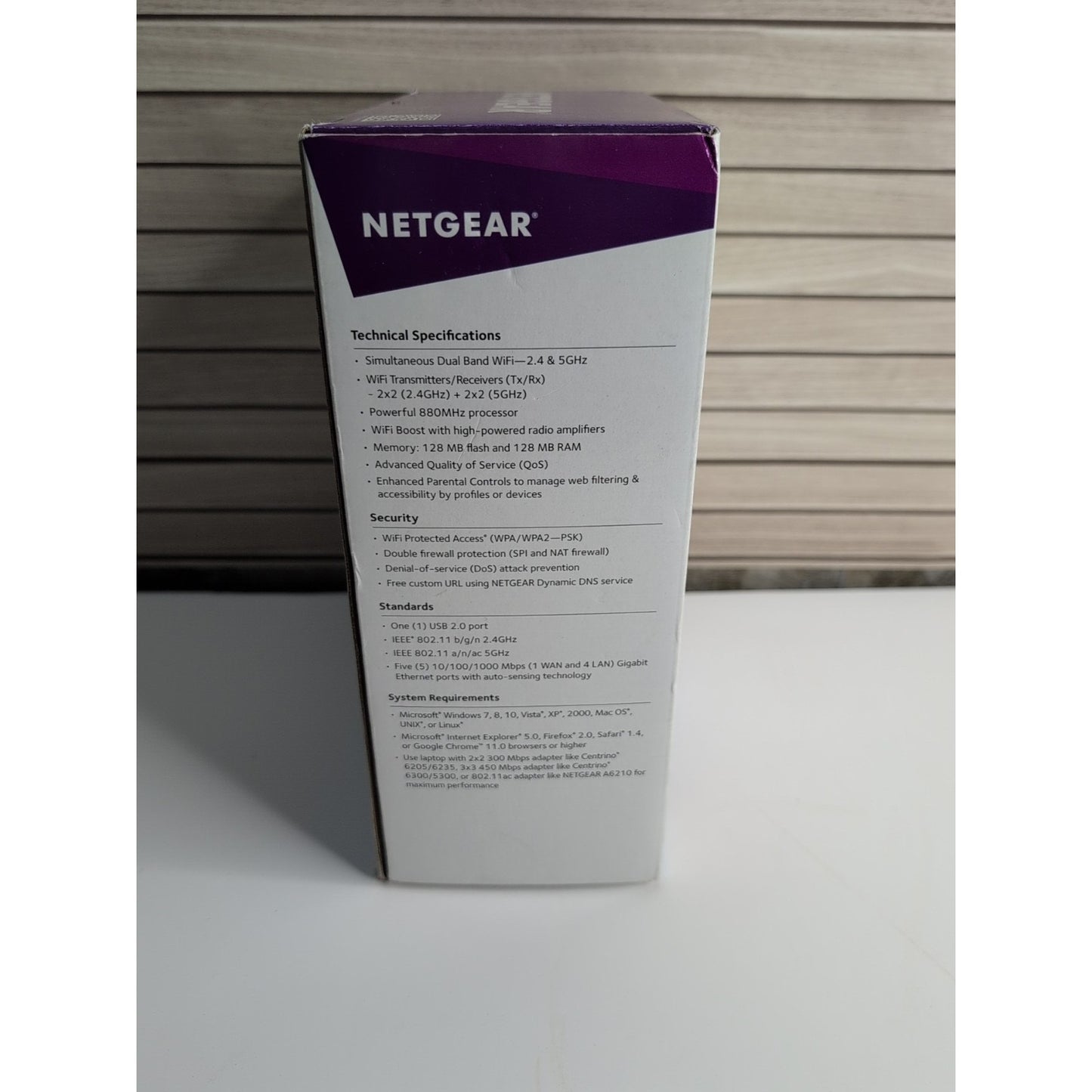Netgear Smart WiFi Router Dual Band Gigabit AC1200 R6220 606449105131