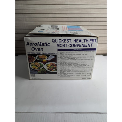 Vintage Aroma Aeromatic Oven AST-850 Turbo W/ Accessories New in Box Fryer Grill
