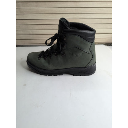 LL Bean Hiking Boots Mens Size 9.5 Cresta Green Vibram Sole